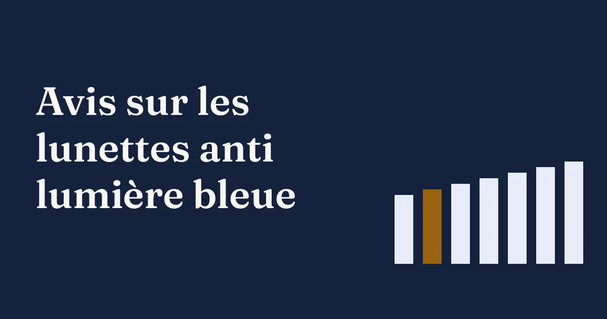 Avis sur les lunettes anti lumière bleue